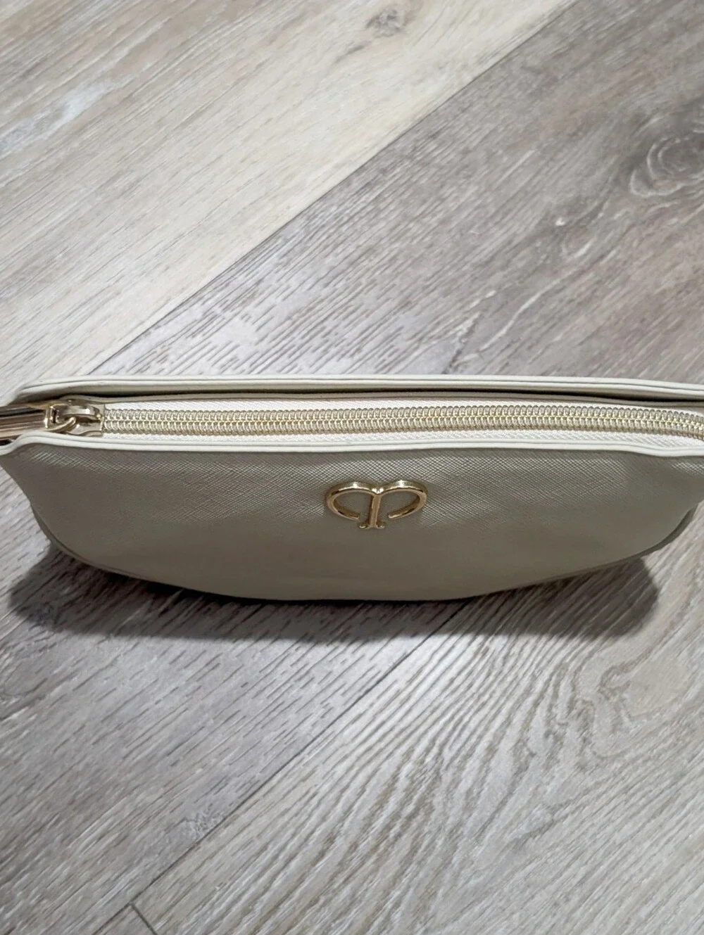 New Cle de Peau Cosmetics Bag Pouch Clutch Gold Monogram Price is firm